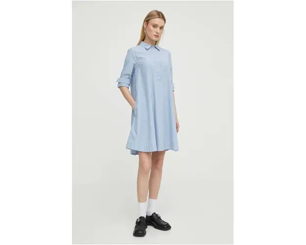 Marc O'Polo rochie din bumbac mini, evazati