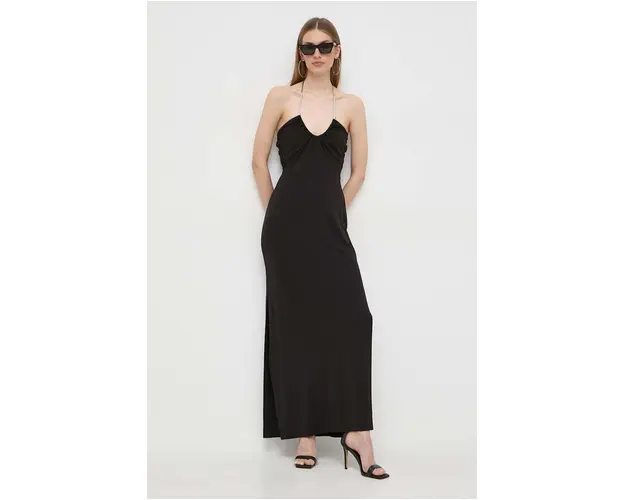 MICHAEL Michael Kors rochie culoarea negru, midi, drept