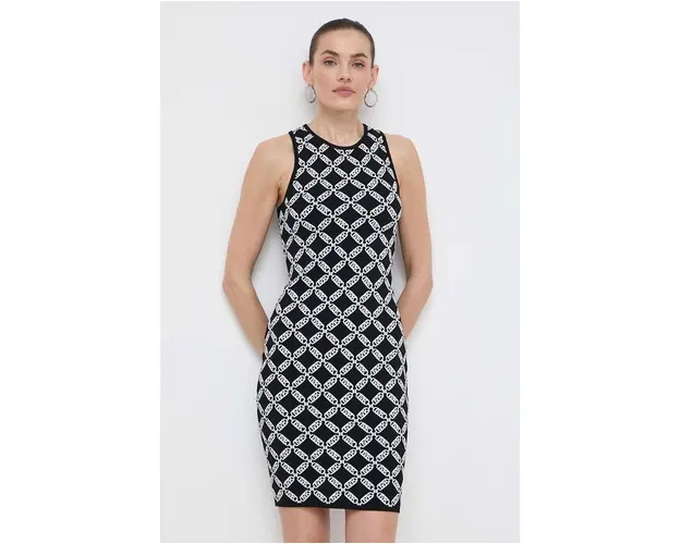 MICHAEL Michael Kors rochie culoarea negru, mini, mulata