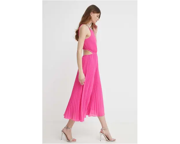 MICHAEL Michael Kors rochie culoarea violet, maxi, evazati