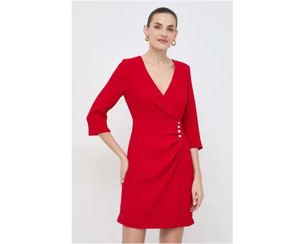 Morgan rochie culoarea rosu, mini, mulata