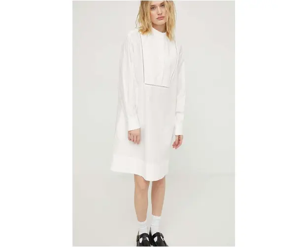 Lovechild rochie din bumbac culoarea alb, mini, evazati 24-2-400-2008