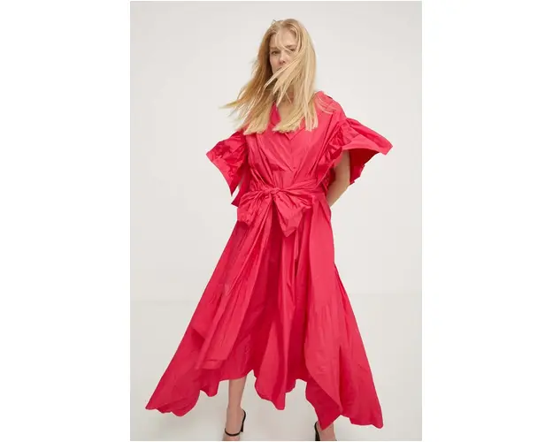 MMC STUDIO rochie culoarea roz, mini, oversize