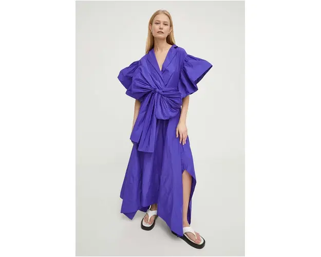 MMC STUDIO rochie culoarea violet, mini, oversize