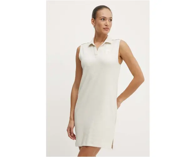Puma rochie HER culoarea bej, mini, drept, 678702
