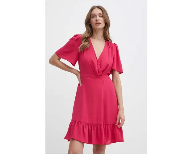 Morgan rochie RANILA culoarea roz, mini, evazati, RANILA