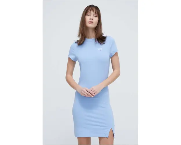 Tommy Jeans rochie mini, mulata DW0DW17926