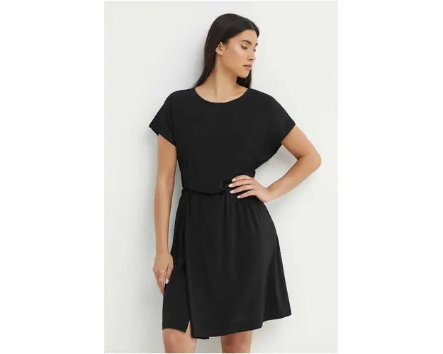 Max Mara Beachwear rochie de plaja culoarea negru, 2416621019600