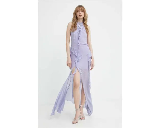 Aniye By rochie culoarea violet, maxi, drept, 185217