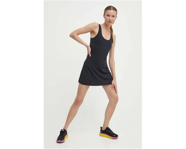 Under Armour rochie sport Motion culoarea negru, mini, mulata