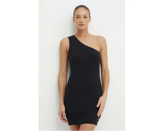 Reebok Classic rochie Wardrobe Essentials culoarea negru, mini, mulata, 100075528