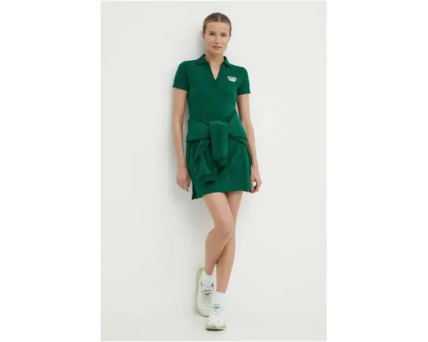 Reebok Classic rochie Archive Essentials culoarea verde, mini, mulata, 100076246