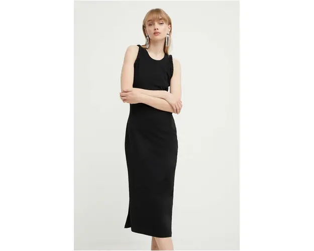 IRO rochie culoarea negru, maxi, mulata