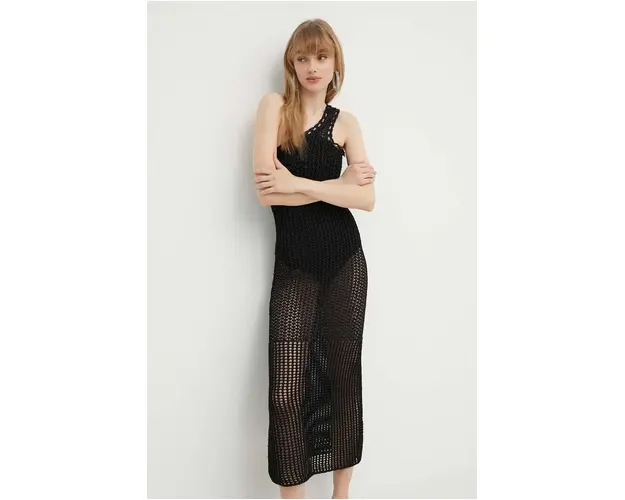 IRO rochie culoarea negru, maxi, mulata
