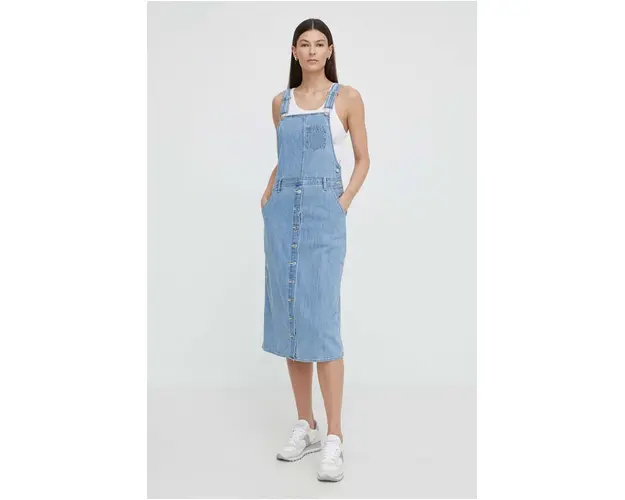Levi's rochie jeans midi, evazati