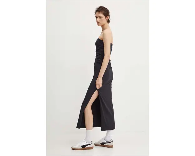 Abercrombie & Fitch rochie culoarea negru, maxi, mulata