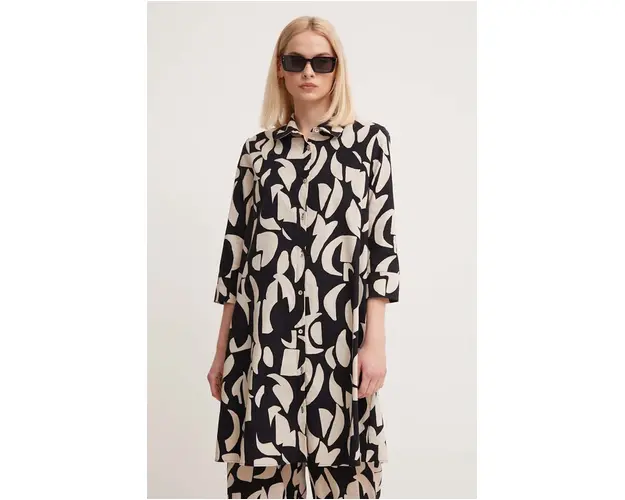 Joseph Ribkoff rochie culoarea negru, mini, evazati, 241000