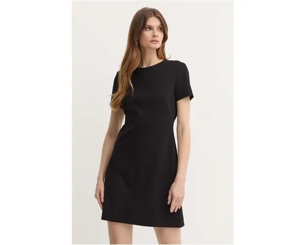 BOSS rochie culoarea negru, mini, evazati, 50490062