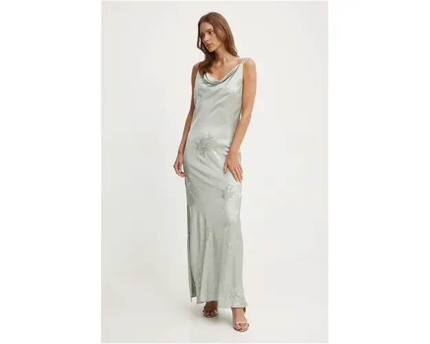 Sandro Ferrone rochie culoarea verde, maxi, evazati, SFS150XBDTEA