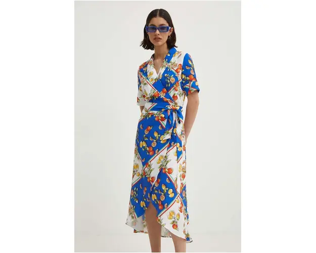 Never Fully Dressed rochie Brooklyn Dress midi, evazati, NFDDR1337