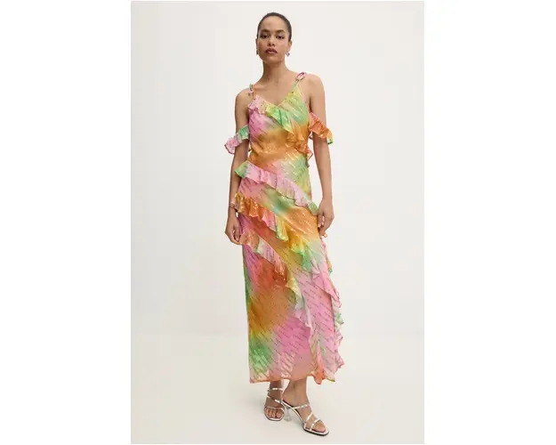 Never Fully Dressed rochie Faro Dress maxi, mulata, NFDDR1547