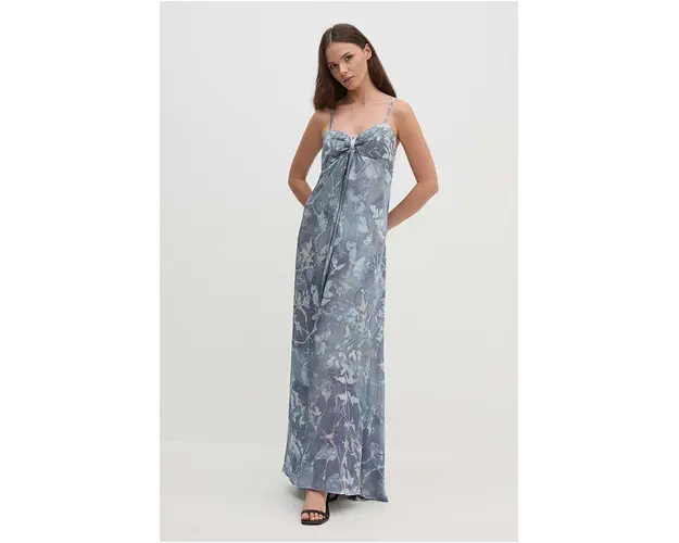 Sandro Ferrone rochie maxi, evazati, SFS32XBDMAIS