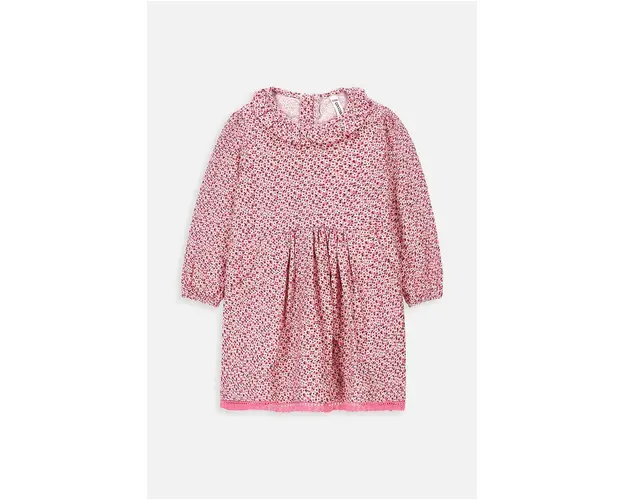 Coccodrillo rochie fete culoarea roz, mini, evazati