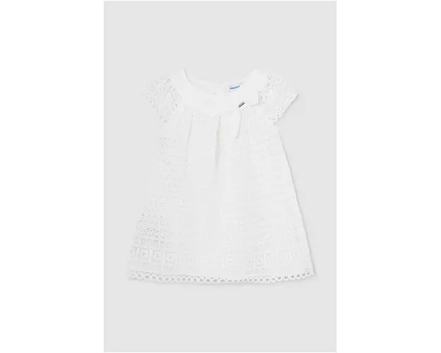 Mayoral rochie bebe culoarea bej, mini, evazati