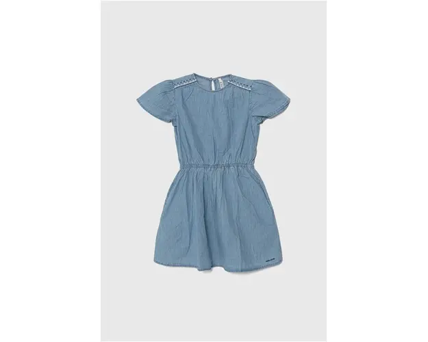 Pepe Jeans rochie din denim pentru copii QUINCY mini, evazati