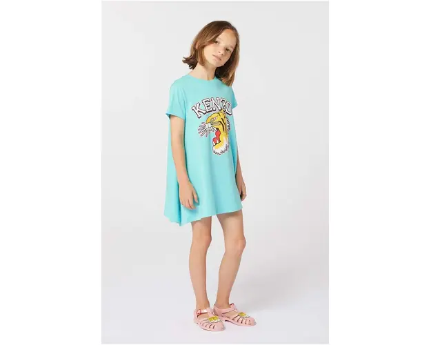 Kenzo Kids rochie din bumbac pentru copii mini, drept
