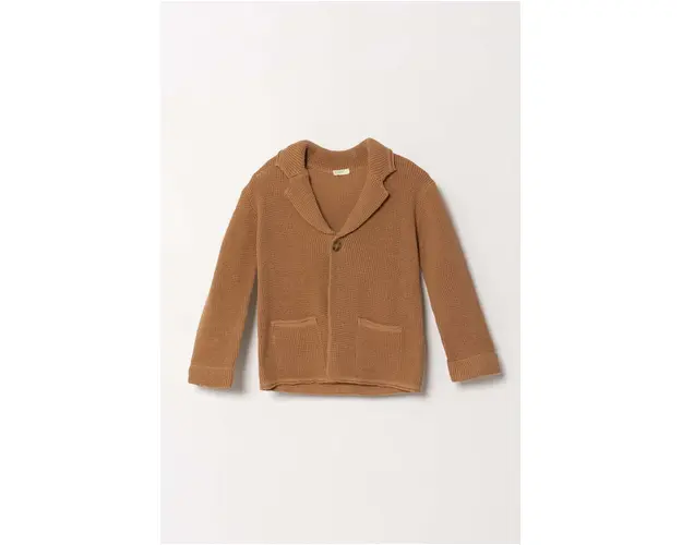 United Colors of Benetton cardigan cu amestec de in culoarea maro