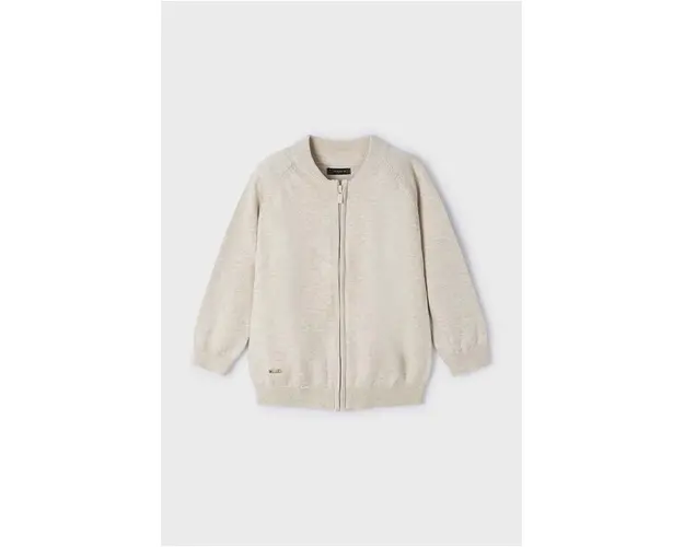 Mayoral cardigan din bumbac pentru copii culoarea bej, light