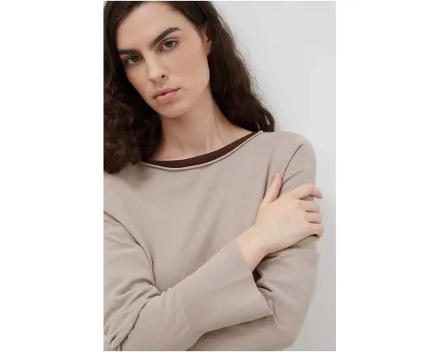 Marc O'Polo pulover femei, culoarea bej, light