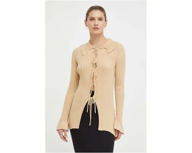 By Malene Birger cardigan culoarea bej, light