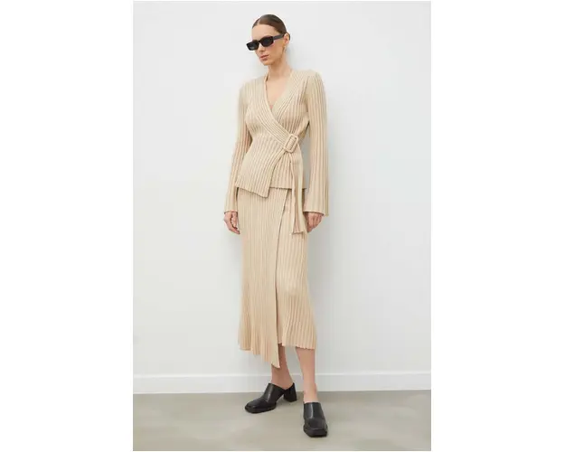 By Malene Birger cardigan din lana culoarea bej