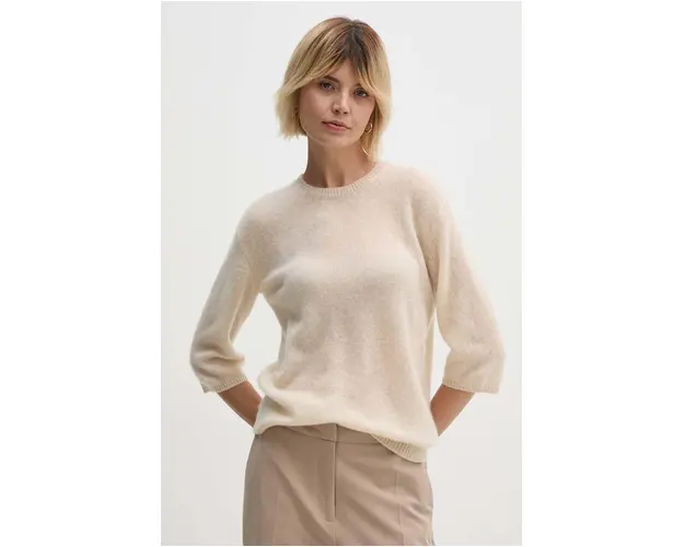 Joop! pulover de casmir culoarea bej, light