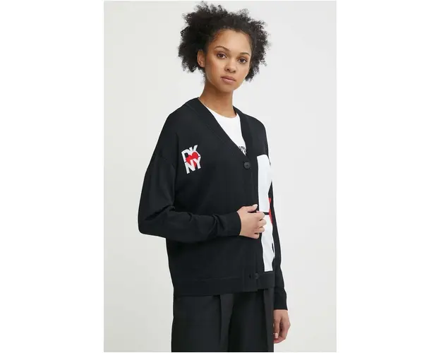 Dkny cardigan HEART OF NY femei, light, D2B4A151