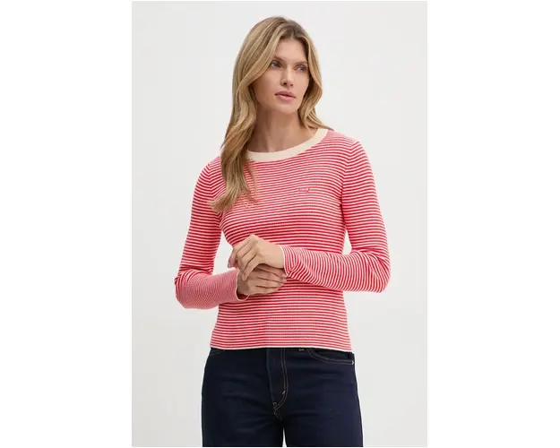Levi's pulover femei, culoarea rosu