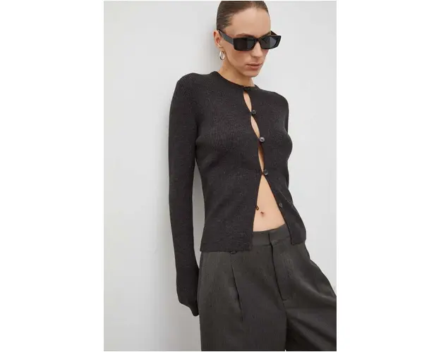 Lovechild cardigan din lana culoarea gri, light 8764157
