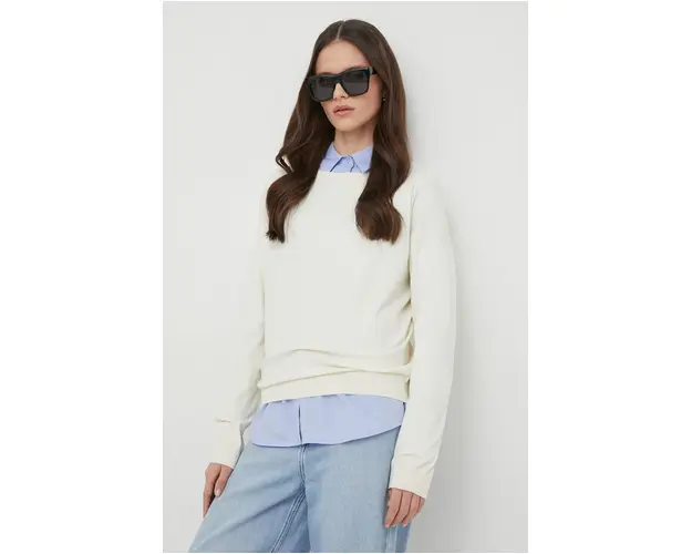 Sisley pulover femei, culoarea bej, light