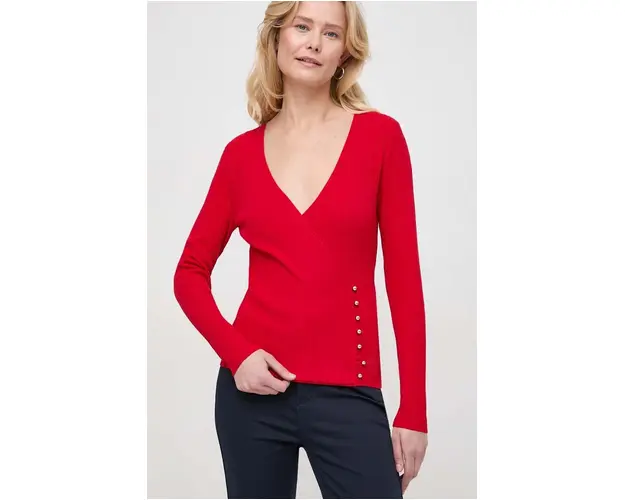 Morgan pulover femei, culoarea rosu, light