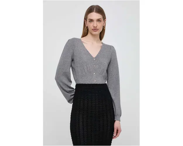 Morgan pulover femei, culoarea gri, light