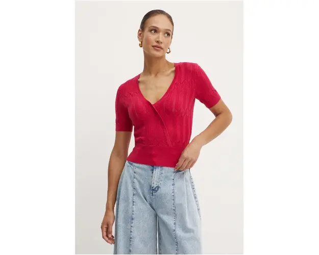 Morgan pulover MCOLOR culoarea roz, MCOLOR