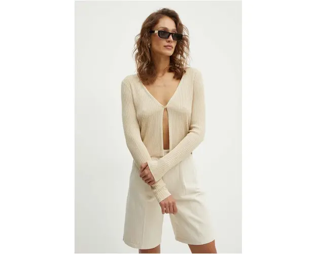 Morgan cardigan MIRZI femei, culoarea bej, light, MIRZI