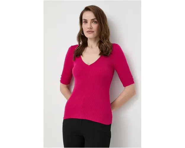 Morgan pulover femei, culoarea roz, light