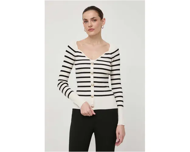 Morgan pulover femei, culoarea bej, light