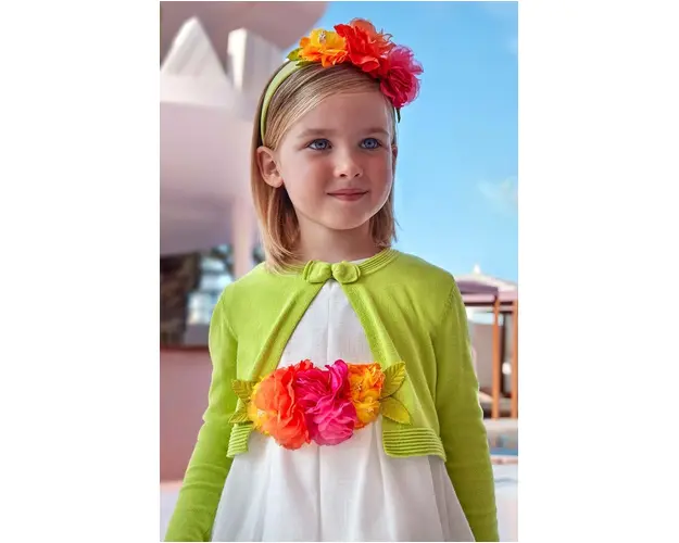 Mayoral cardigan copii culoarea verde, light