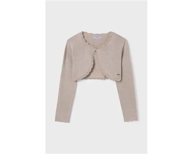 Mayoral cardigan copii culoarea bej, light