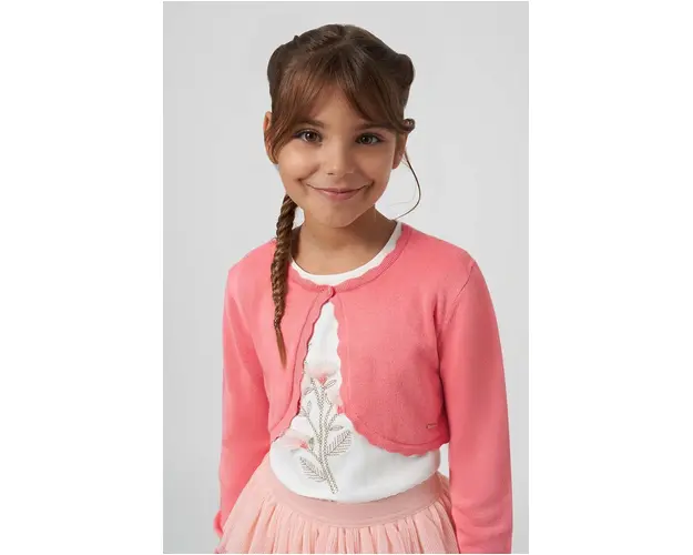 Mayoral cardigan copii culoarea roz, light