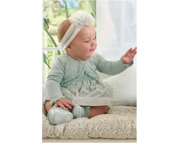 Mayoral Newborn cardigan bebe culoarea turcoaz, light